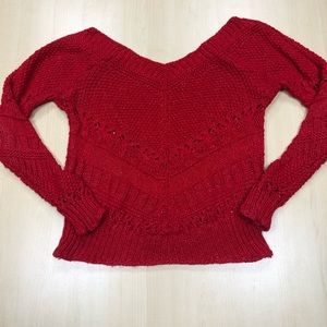 Maurices Red Sweater Size Medium